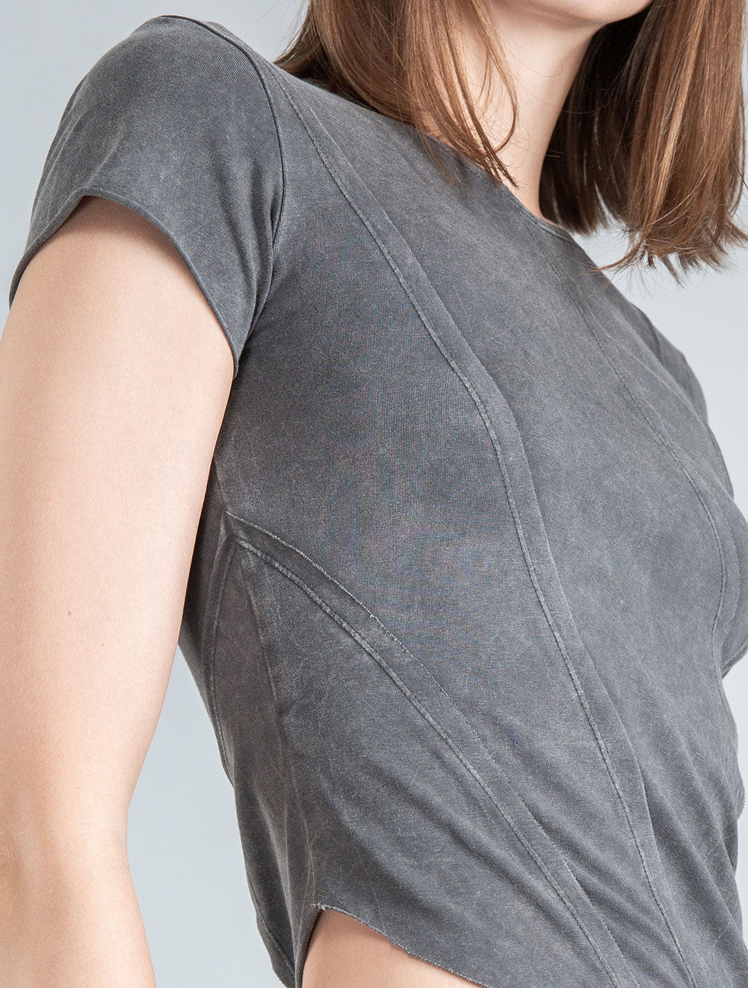 Magnolia Asymmetric Crop Top - Psylo Fashion