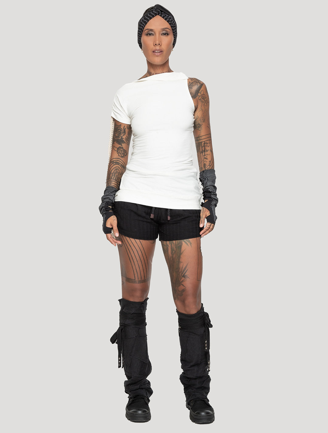 Natural Medusa Tie Top - Psylo Fashion