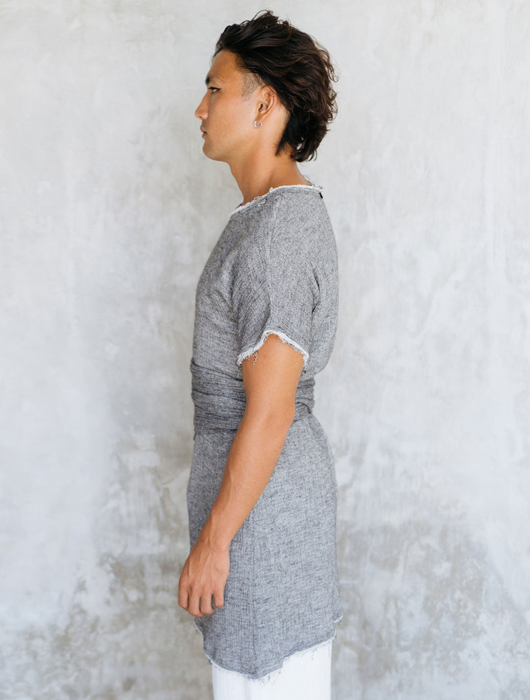 Linen-Cotton 'Muslin' Tee by Shokraneh