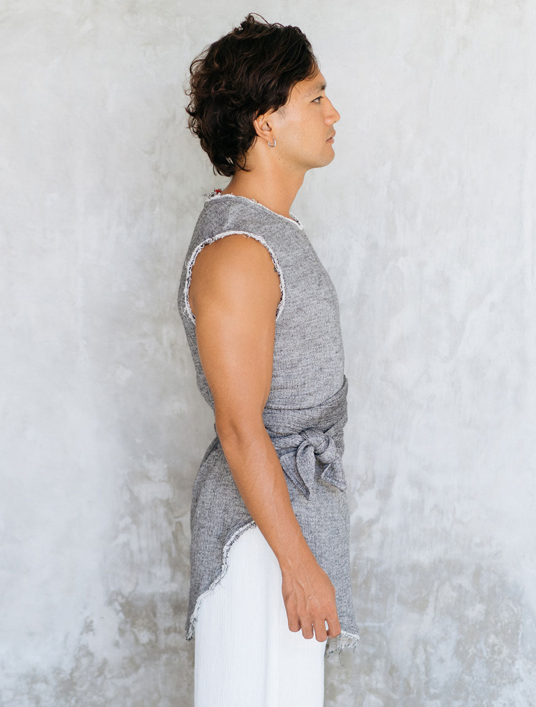 Linen-Cotton 'Muslin' Tee by Shokraneh