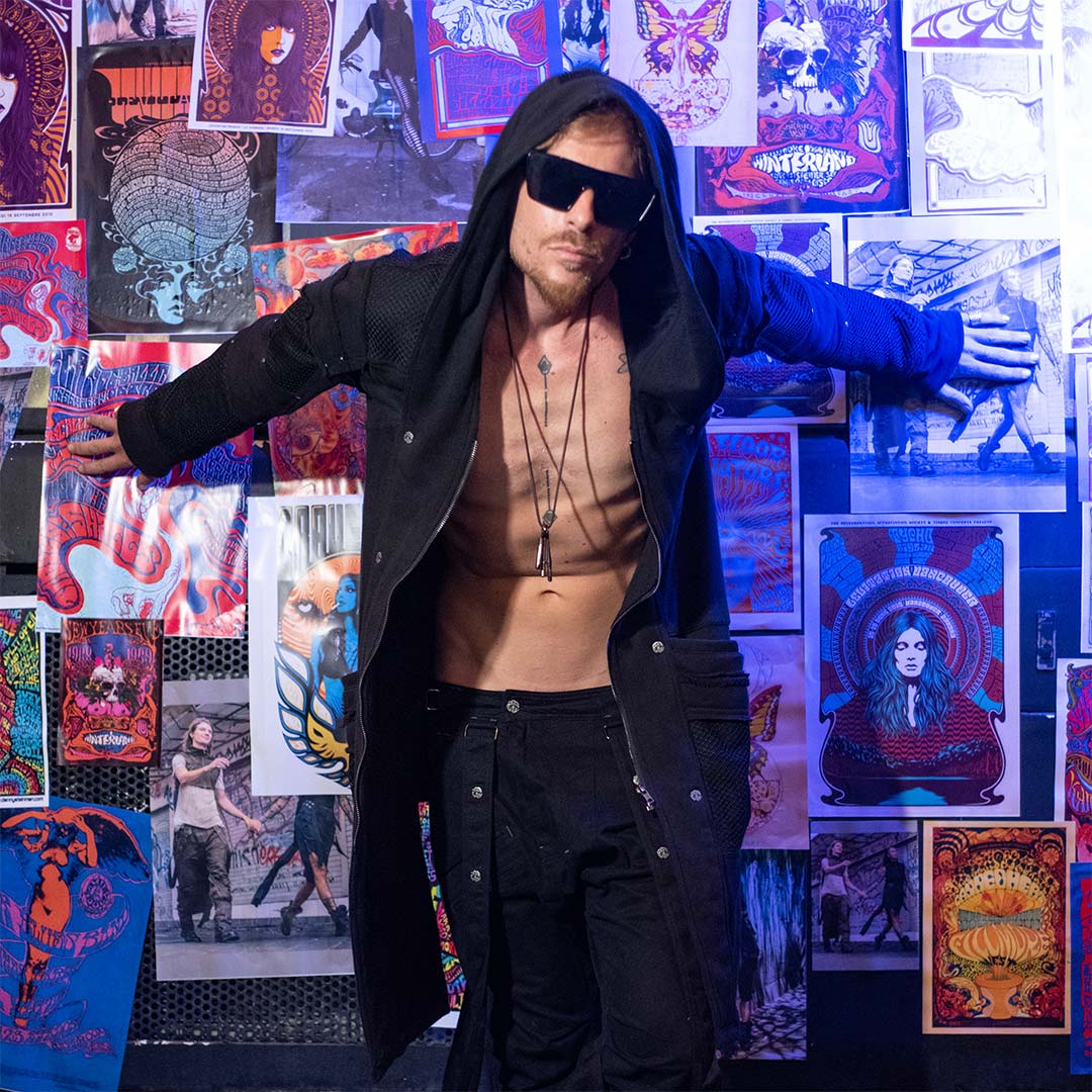 Men's alternative clothing ethically handcrafted by Psylo Fashion