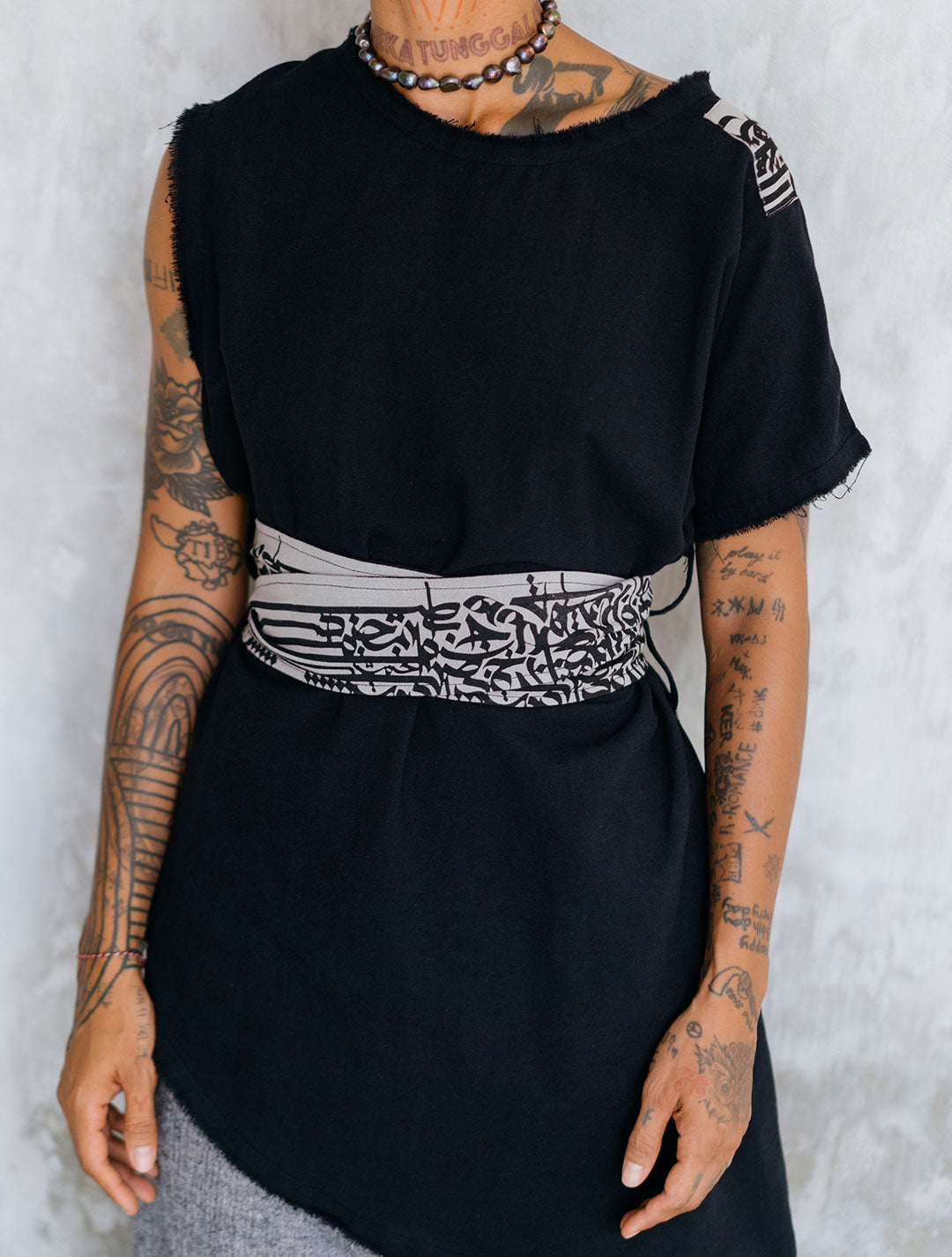 Linen-Cotton 'Nomad' Tee by Shokraneh