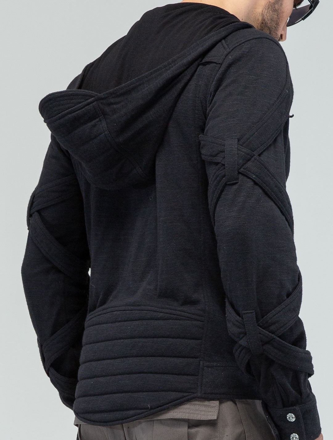 Otto-Man Light Hooded Biker Jacket - Psylo Fashion