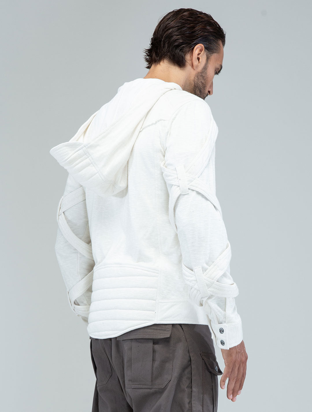 Otto-Man Light Hooded Biker Jacket - Psylo Fashion