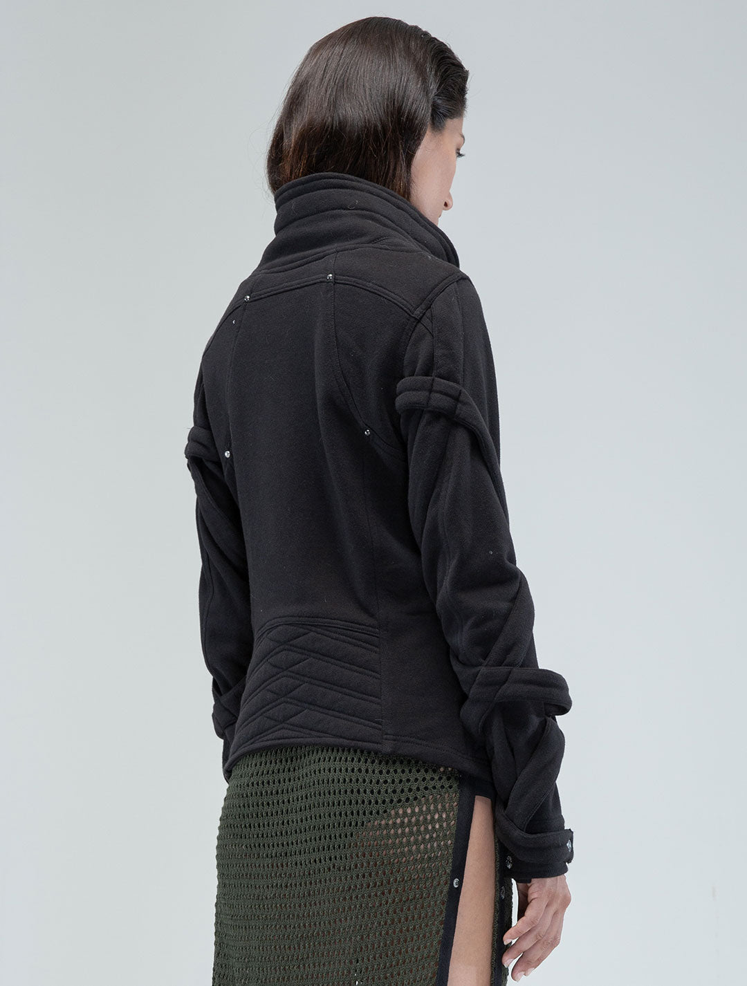 Otto-Woman Biker Jacket - Psylo Fashion