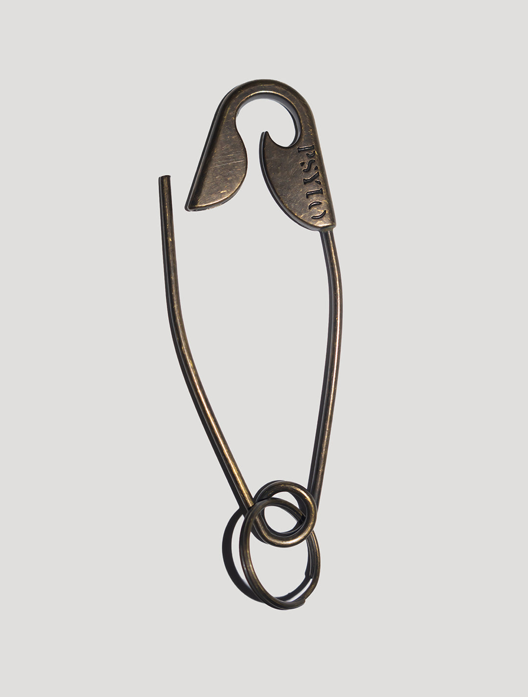 11 cm Giant Safety Pin Antique Brass Copper Extra-Large Safety Pins