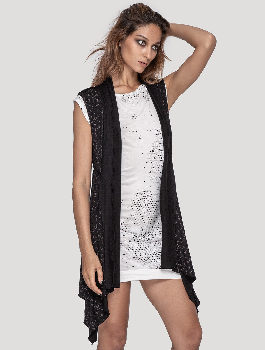 'Polygon' Vest - Psylo Fashion