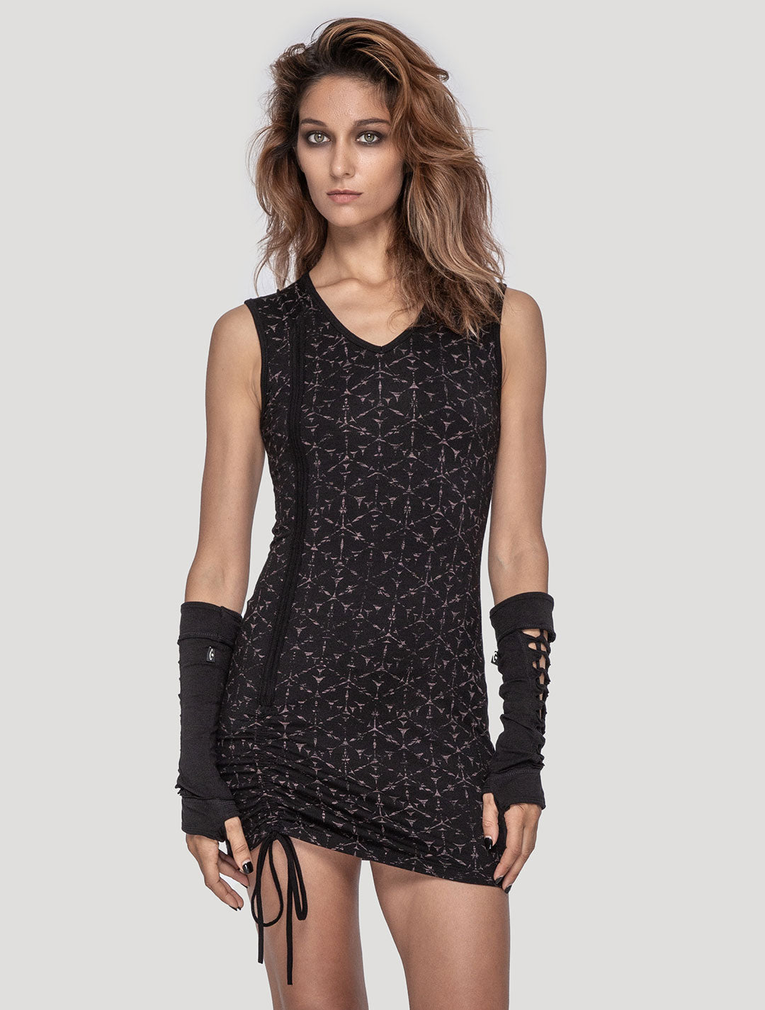 Polygon Sleeveless Mini Dress - Psylo Fashion