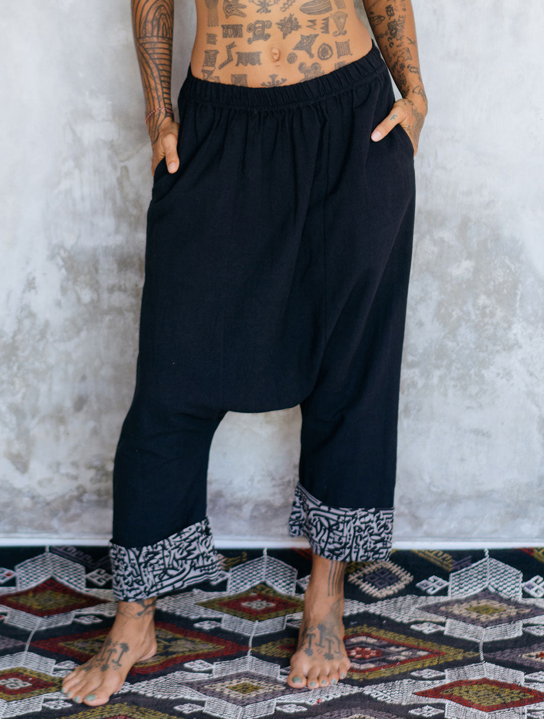 Linen-Cotton Trousers | 'Profit' Pants by Shokraneh