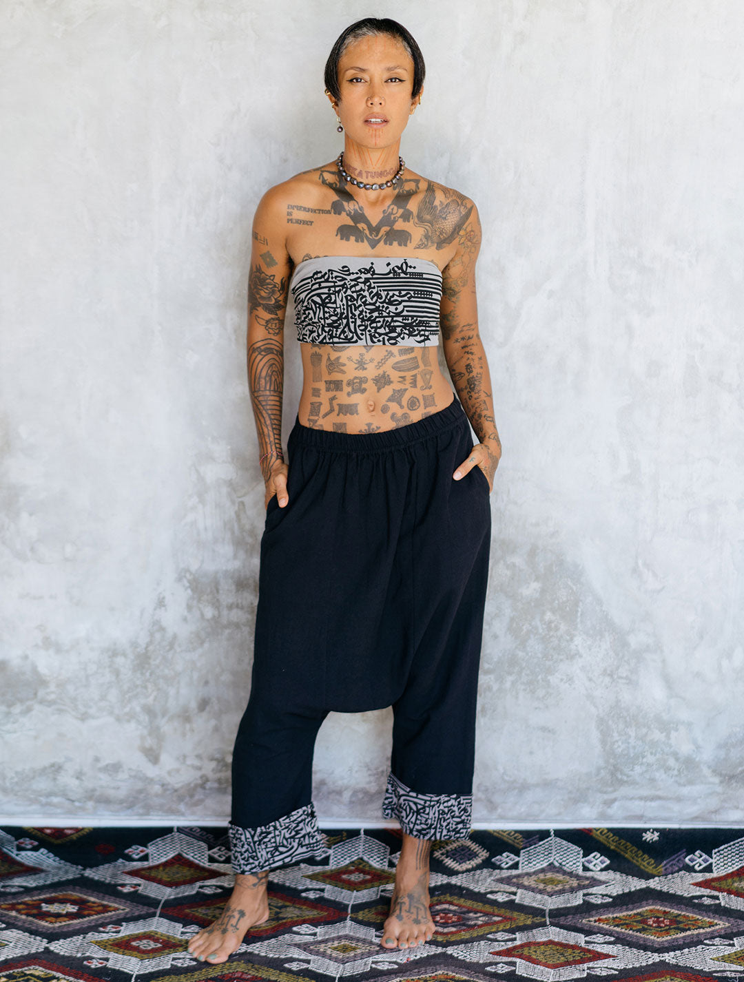 Linen-Cotton Trousers | 'Profit' Pants by Shokraneh