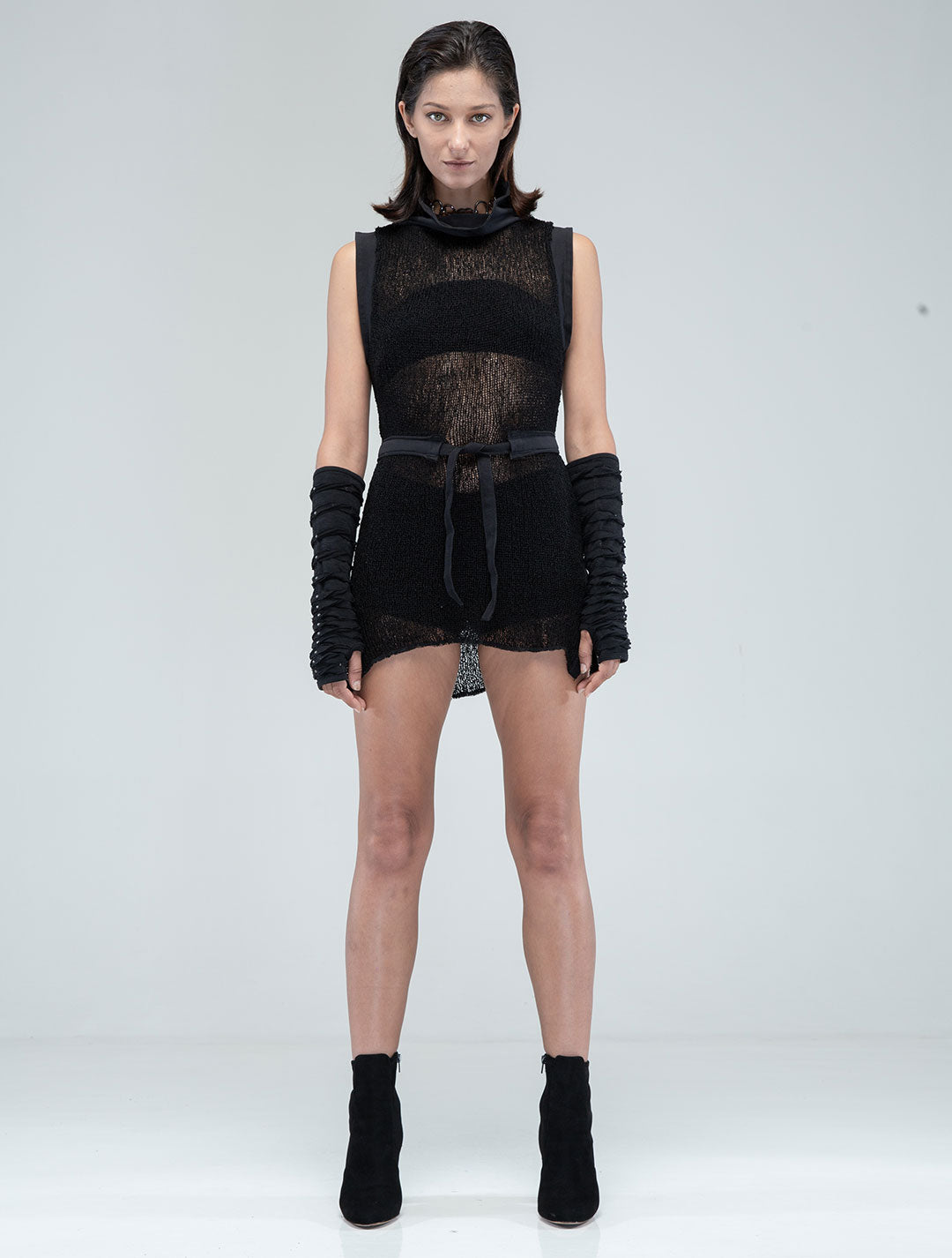 Ply Turtleneck See-Through Tunic
