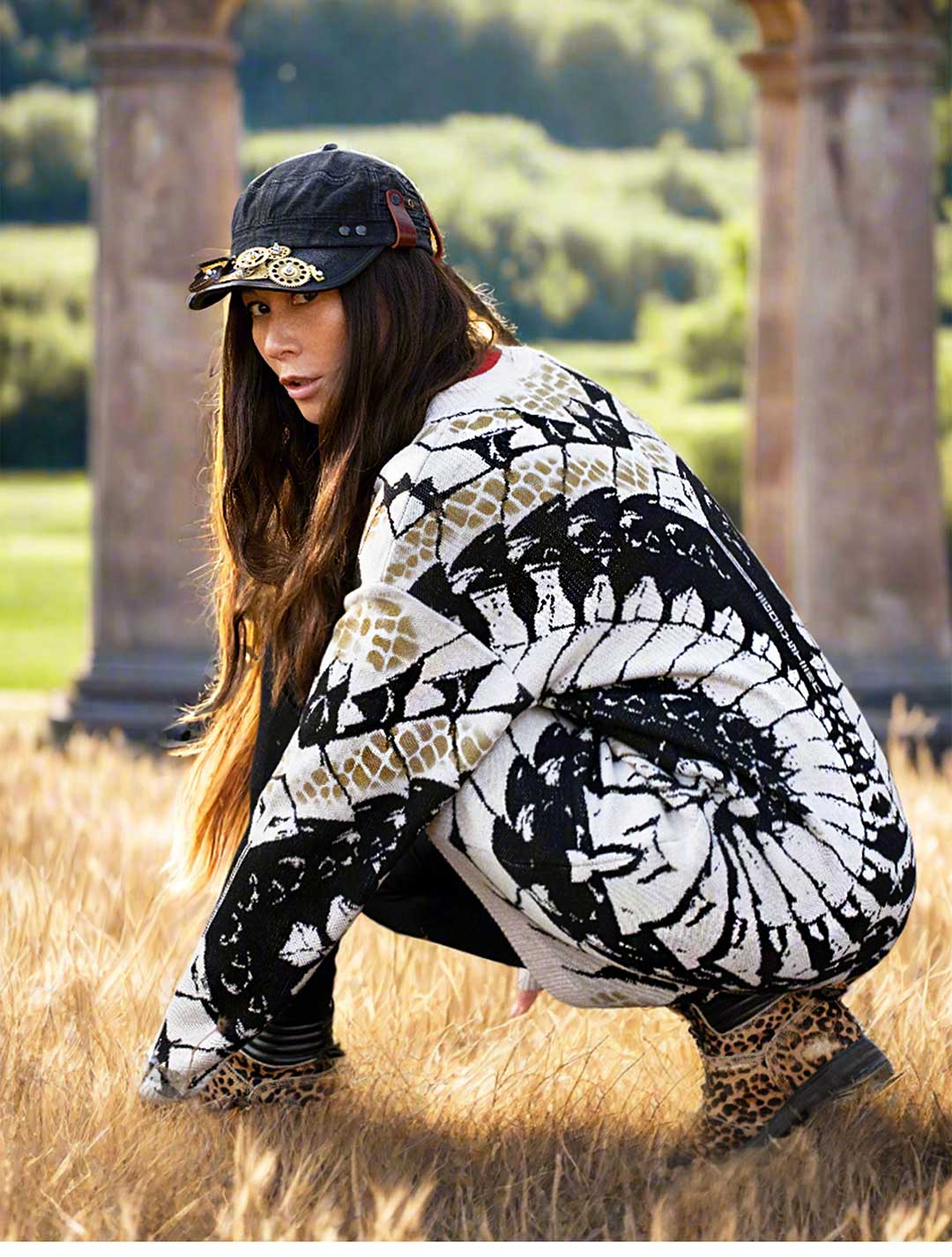 Ourboros Oversized Knit Dress by EGOSYSTEMA