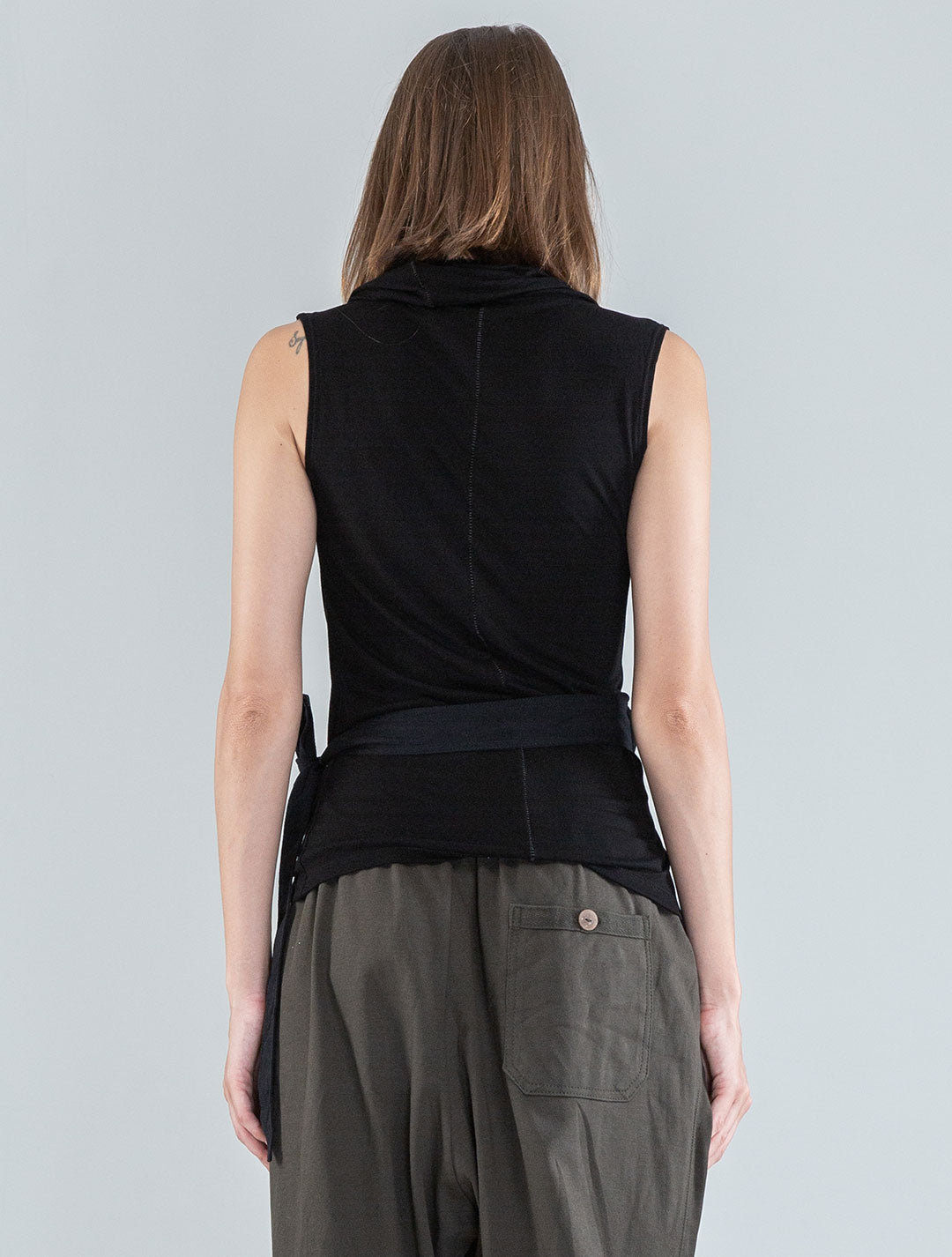 'Sorcerer' 100% Bamboo Hooded Wrap Top - Psylo Fashion