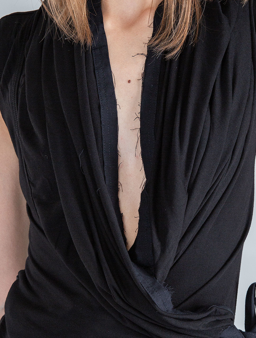 'Sorcerer' 100% Bamboo Hooded Wrap Top - Psylo Fashion