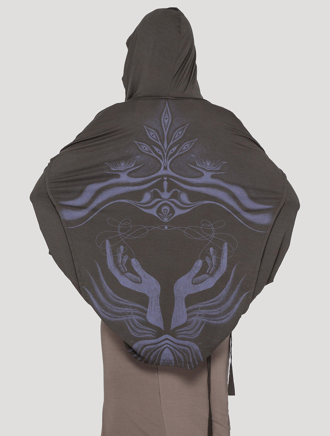 'Shaman' Unisex Hooded Kimono - Psylo Fashion