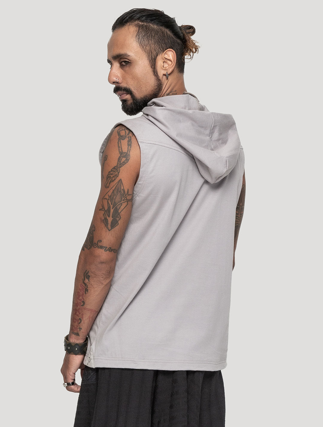 Concrete 'Spirit' Sleeveless Hoodie Tee - Psylo Fashion