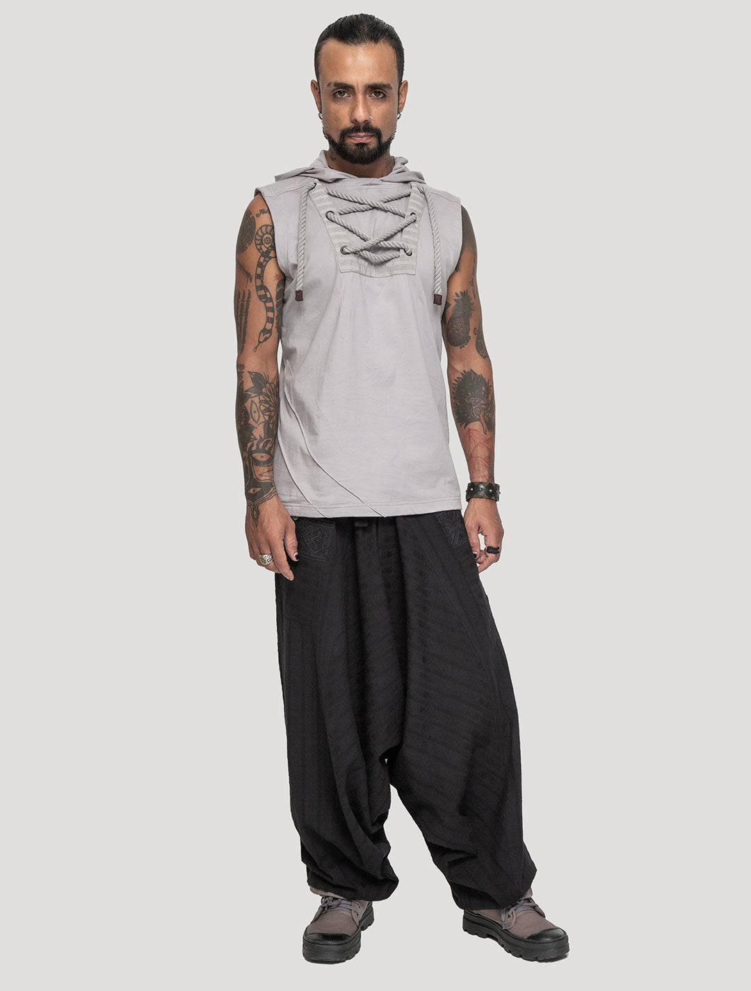 Concrete 'Spirit' Sleeveless Hoodie Tee - Psylo Fashion