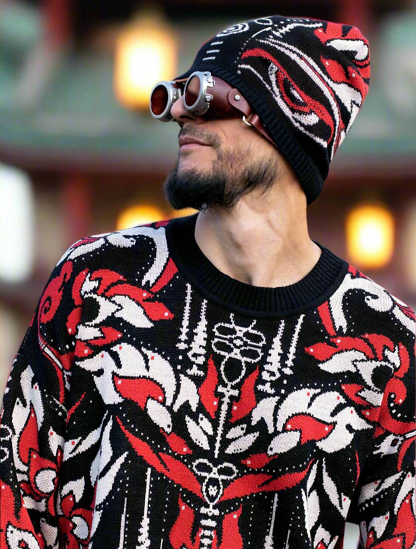 Shambhala Unisex Knitted Sweater by EGOSYSTEMA