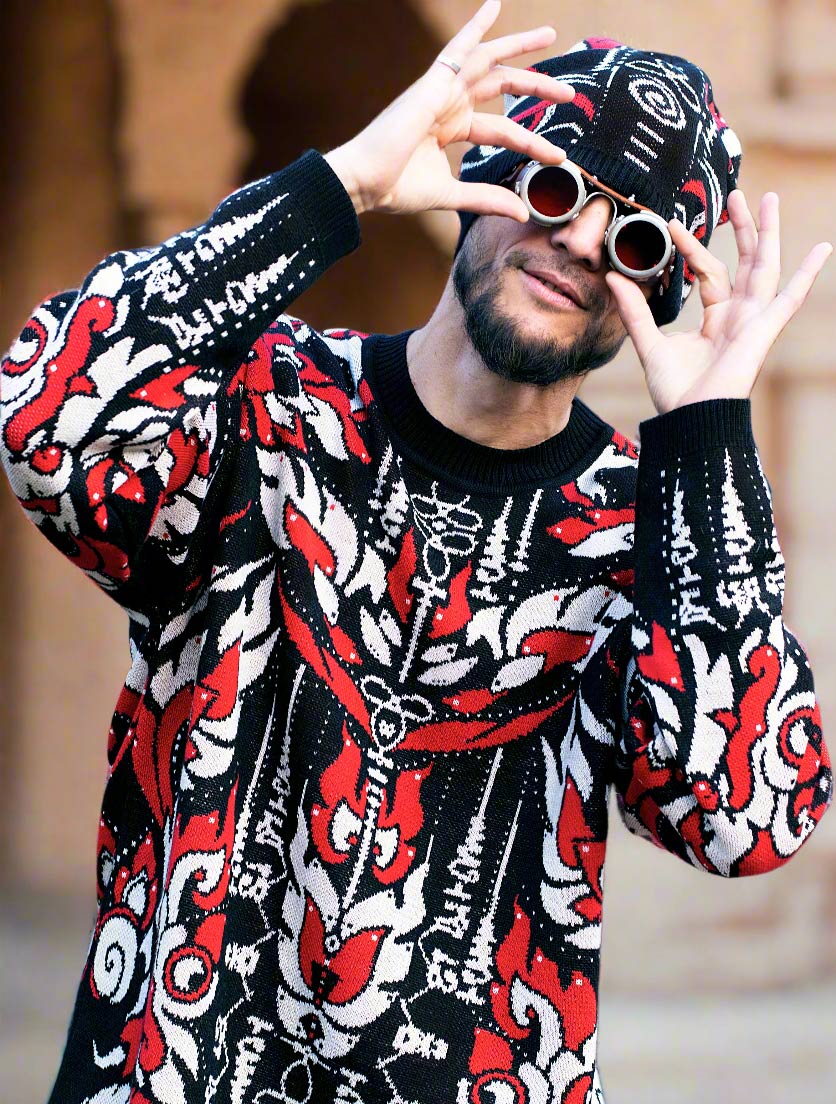 Shambhala Unisex Knitted Sweater by EGOSYSTEMA