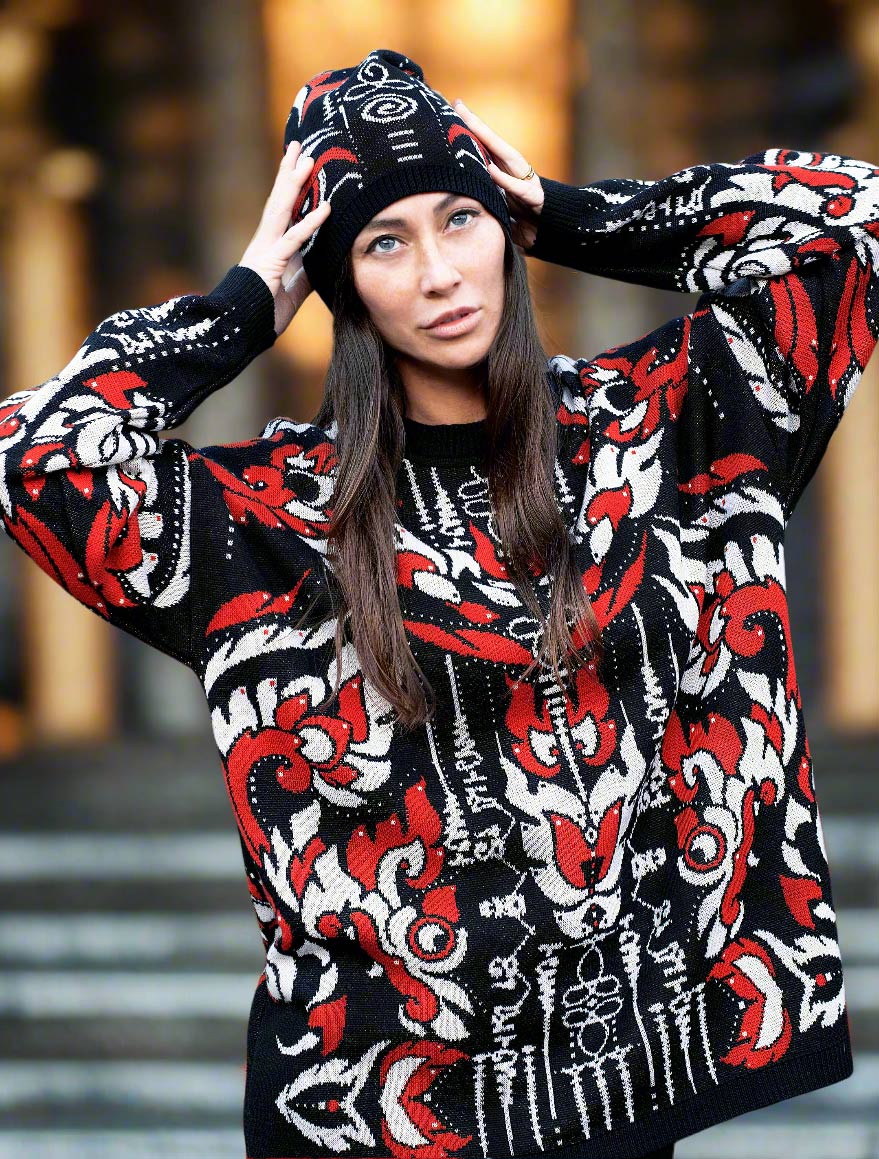 Shambhala Unisex Knitted Sweater by EGOSYSTEMA