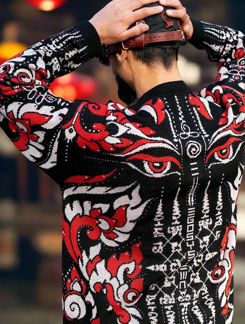 Shambhala Unisex Knitted Sweater by EGOSYSTEMA