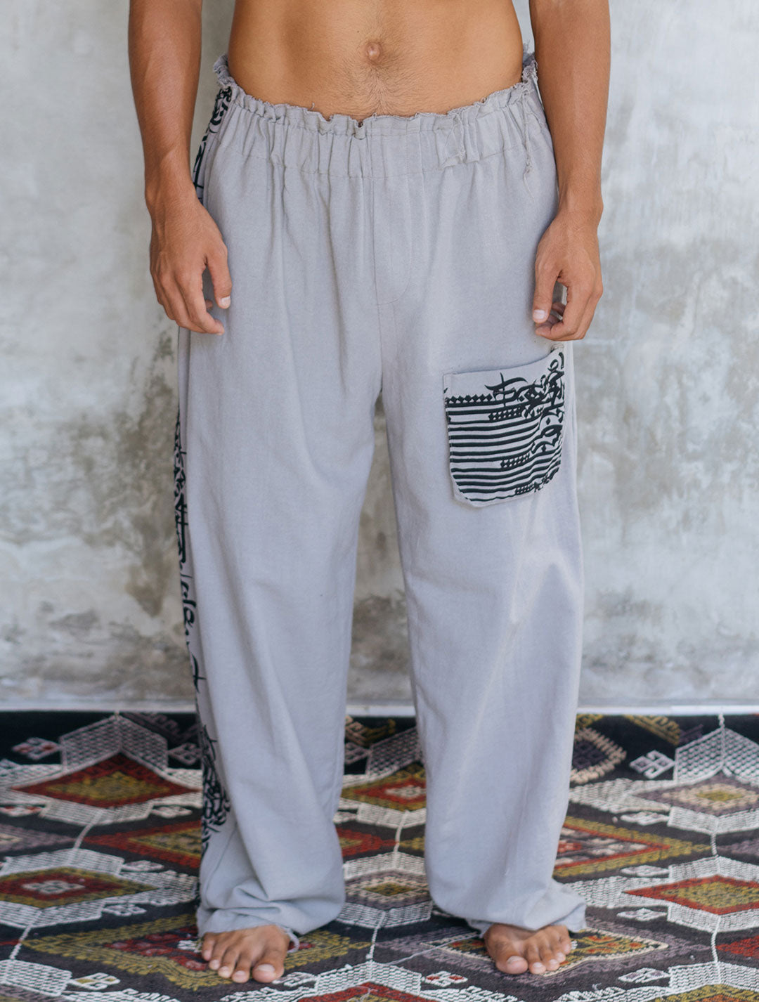 Tribal Pants | Linen-Cotton Trousers by Shokraneh