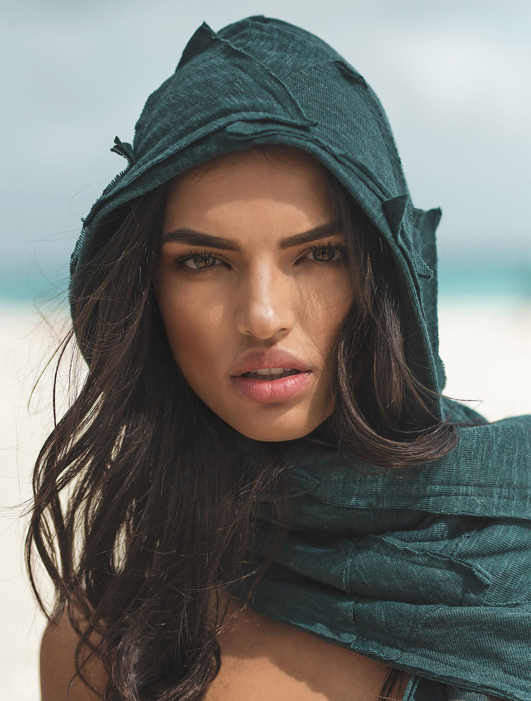 Tosca Pecoa Hooded Scarf - Psylo Fashion
