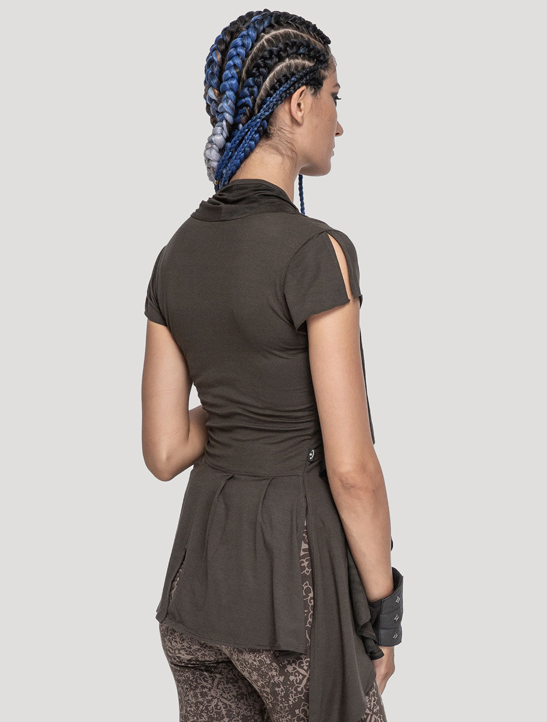 'Virgo' olive Top - Psylo Fashion