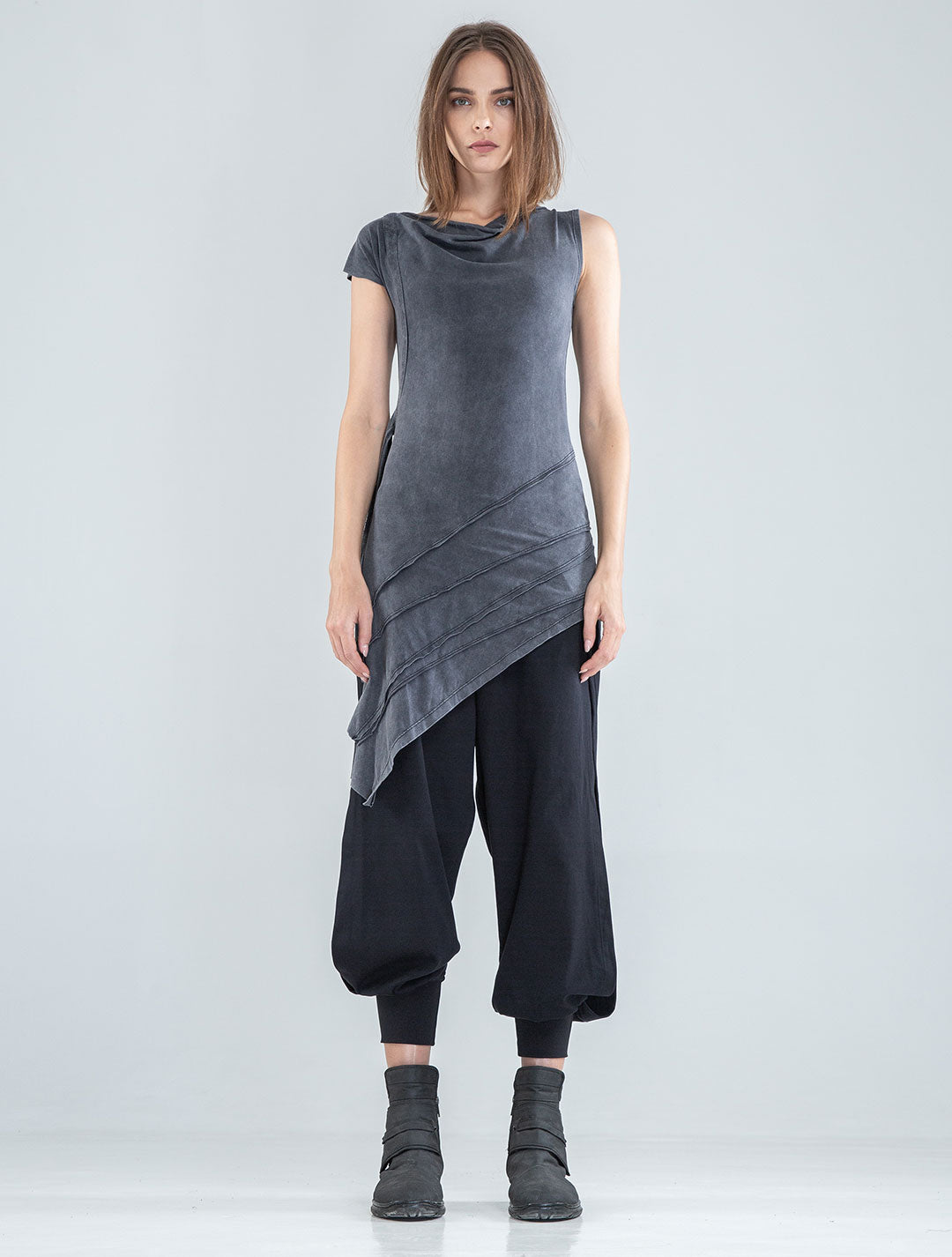 Willow Asymmetric Tunic - Psylo Fashion