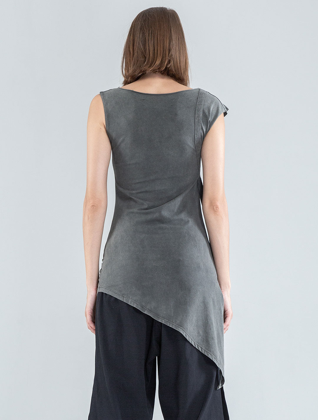 Willow Asymmetric Tunic - Psylo Fashion