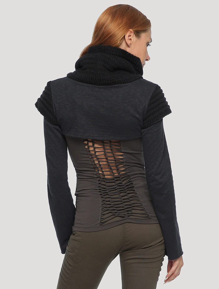 Armadillo Vmix Crop Sweater - Psylo Fashion