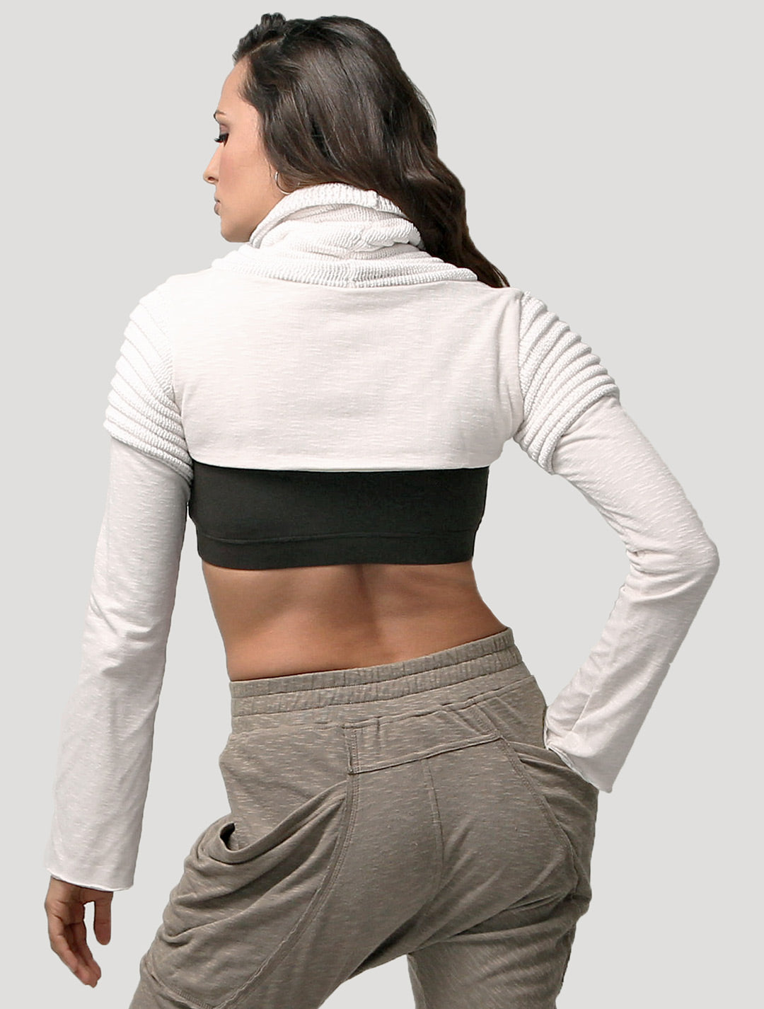 Armadillo Vmix Crop Sweater - Psylo Fashion
