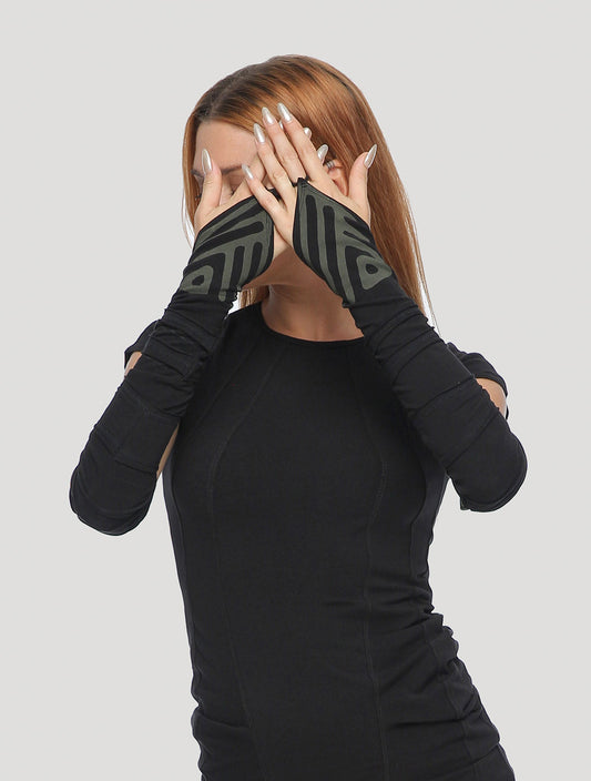Adinkra Gloves - Psylo Fashion