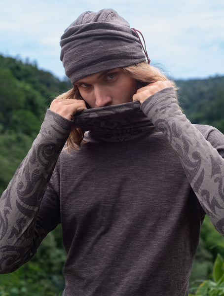 Psylo Fashion tribal streetwear Apera Turtleneck Sweater - Psylo Fashion