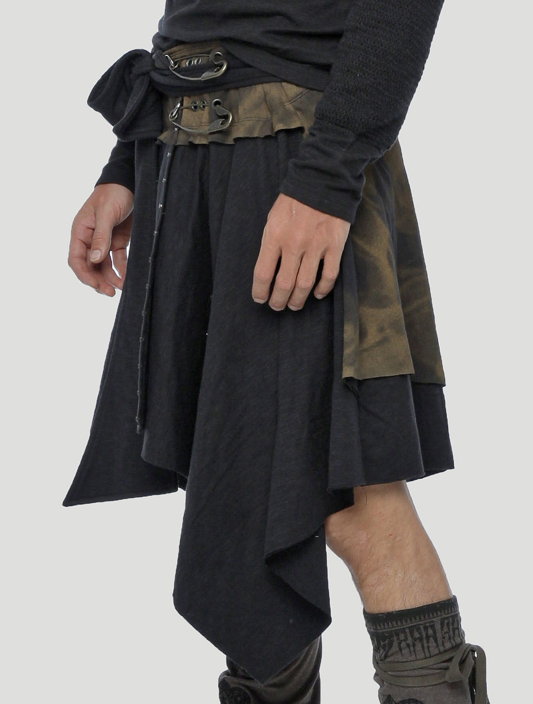 Ash Unisex Wrap Skirt - Psylo Fashion