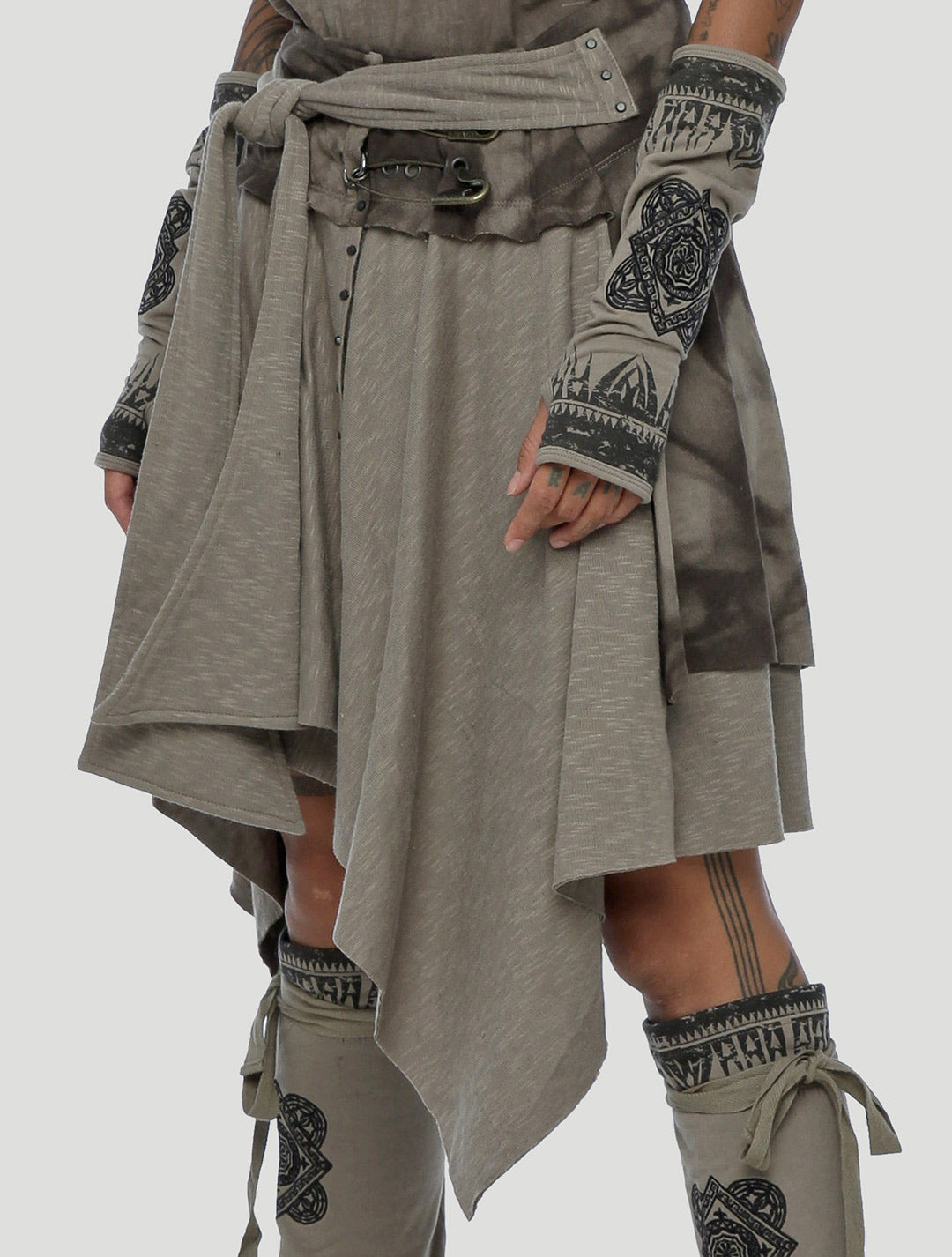 Ash Unisex Wrap Skirt - Psylo Fashion