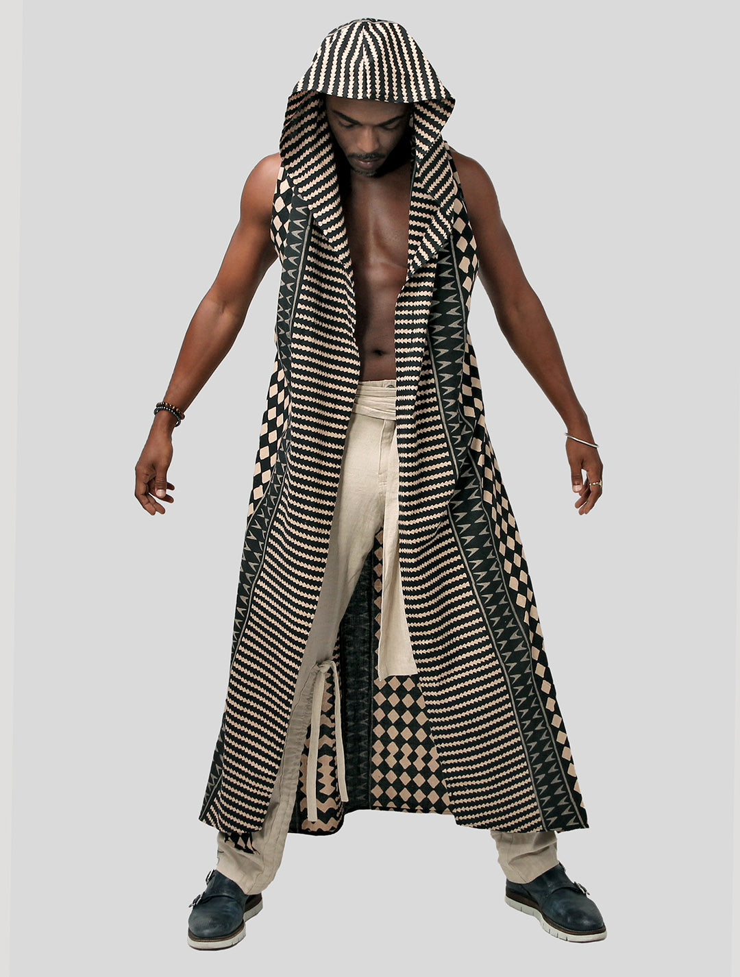 Azumi Kai Long Vest by Alekai - Psylo Fashion