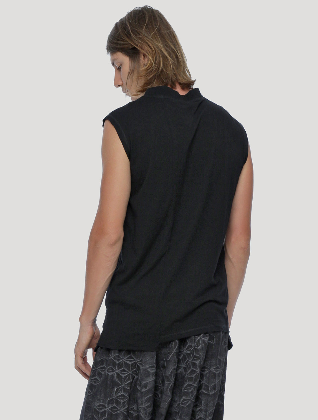 Blended Sleeveless Tee - Psylo Fashion