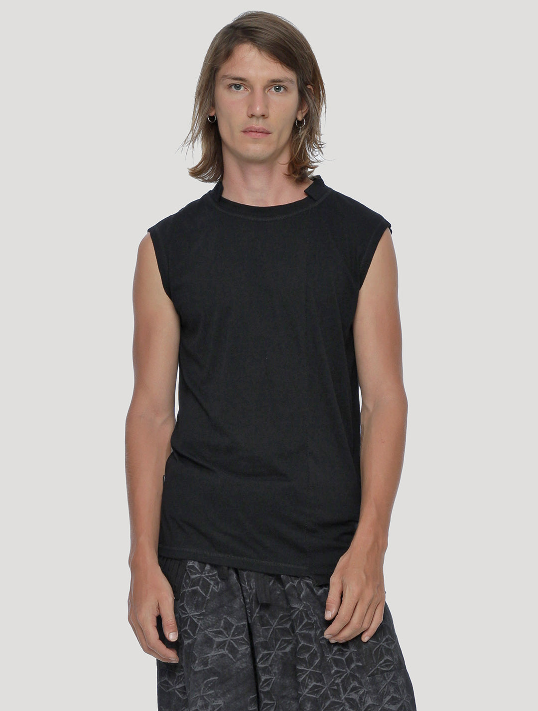 Blended Sleeveless Tee - Psylo Fashion