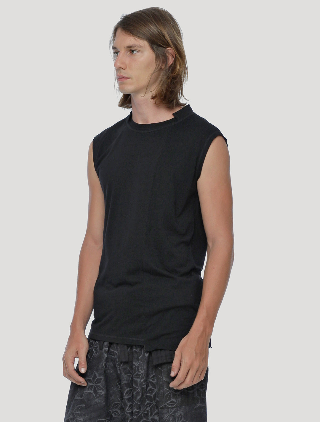 Blended Sleeveless Tee - Psylo Fashion