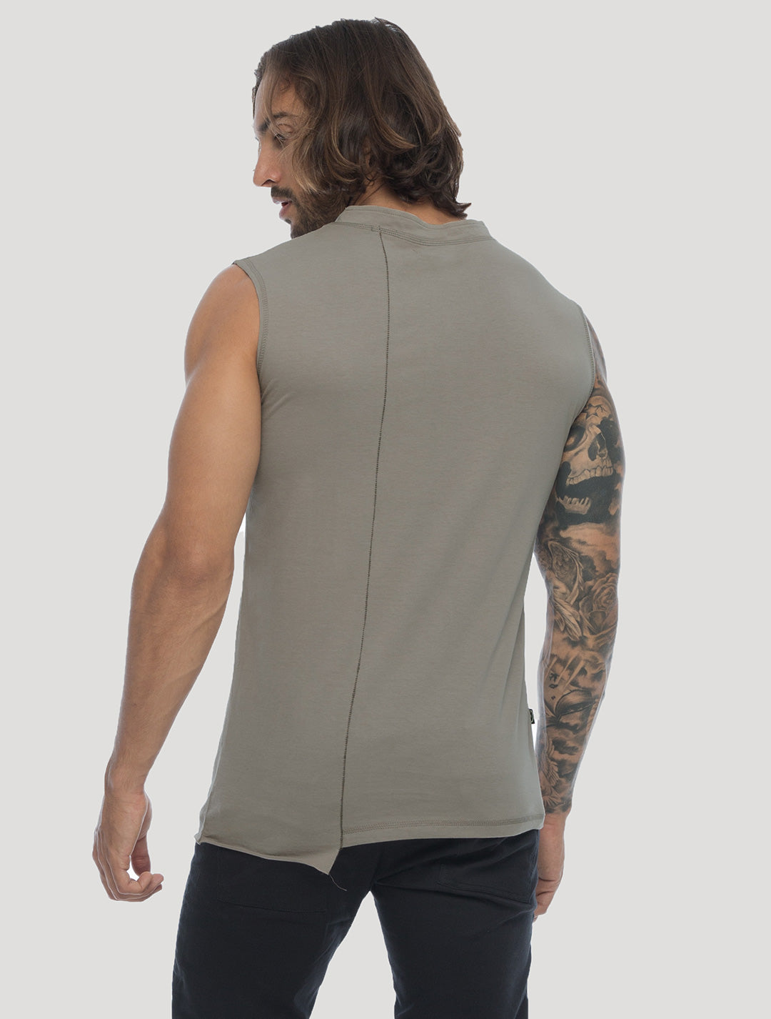 Blended Sleeveless Tee - Psylo Fashion