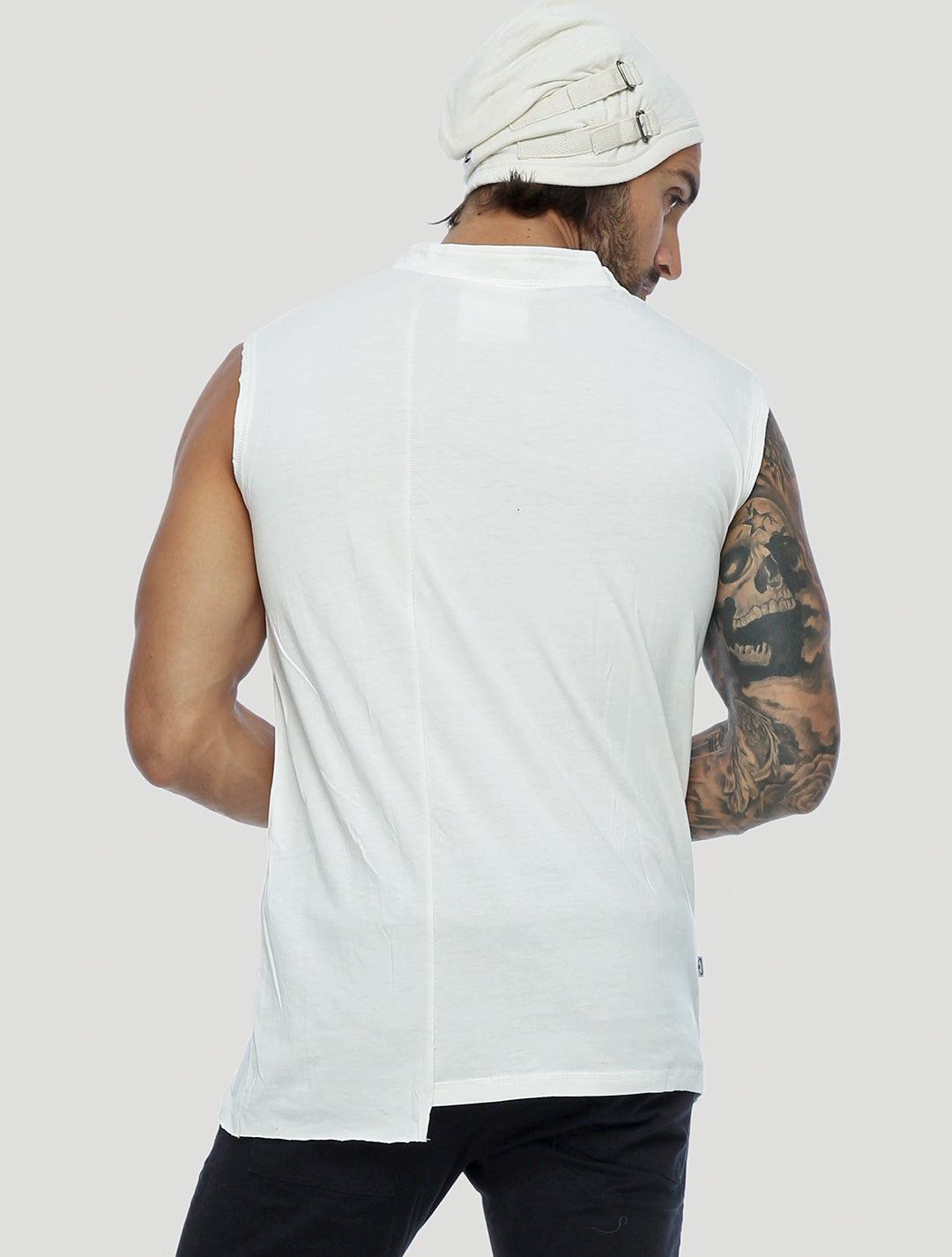 Blended Sleeveless Tee - Psylo Fashion