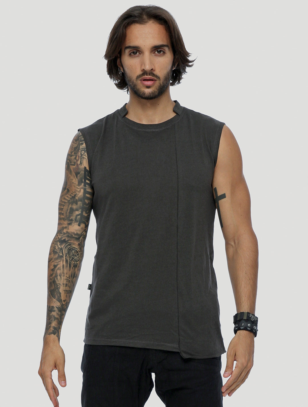 Blended Sleeveless Tee - Psylo Fashion