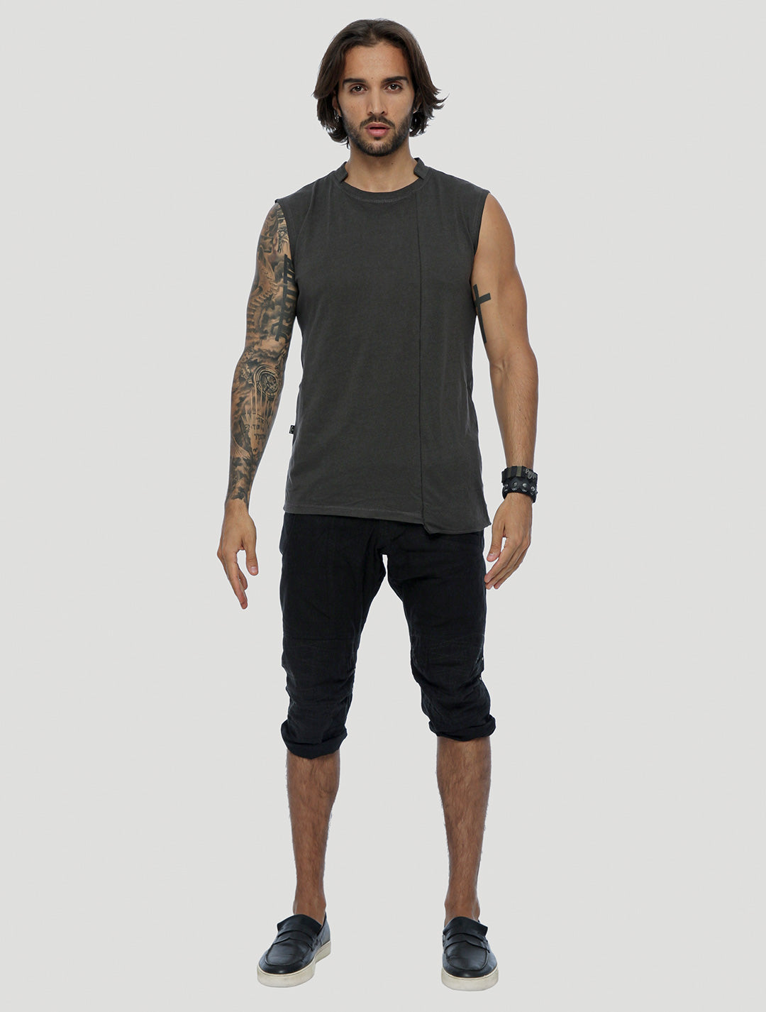 Blended Sleeveless Tee - Psylo Fashion