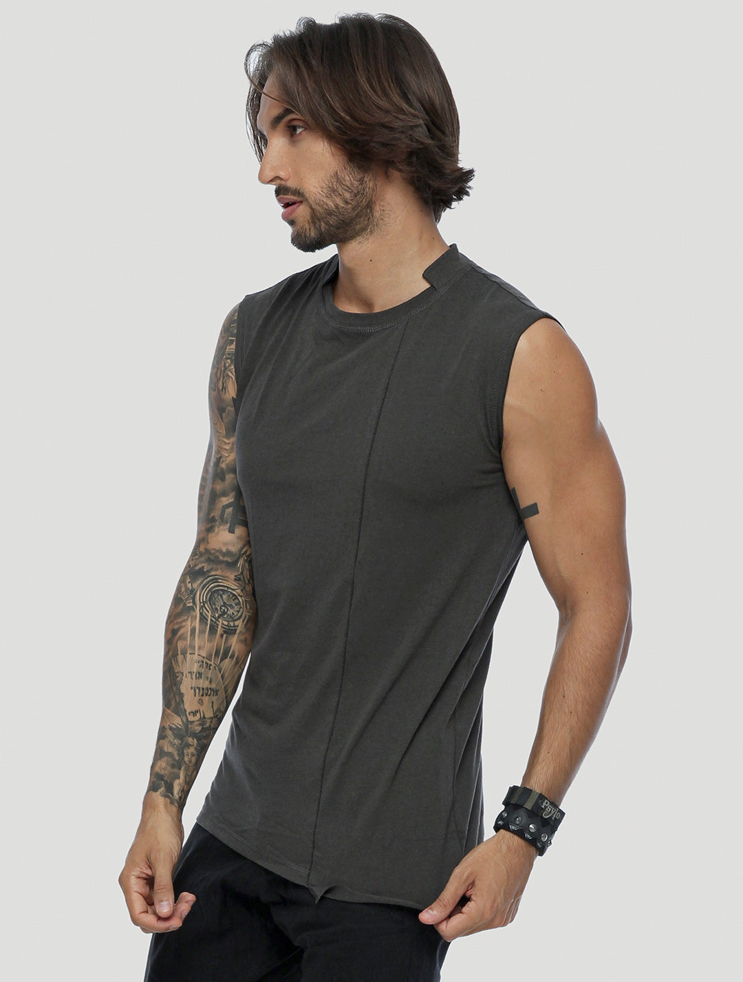 Blended Sleeveless Tee - Psylo Fashion