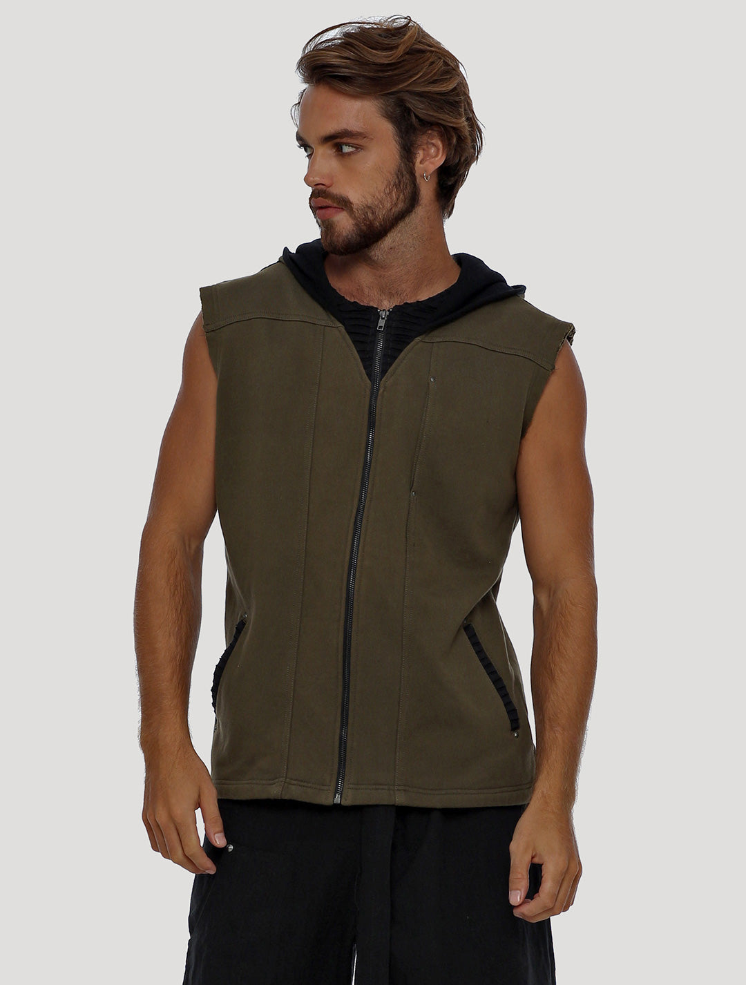 Dharma Hoodie Vest - Psylo Fashion