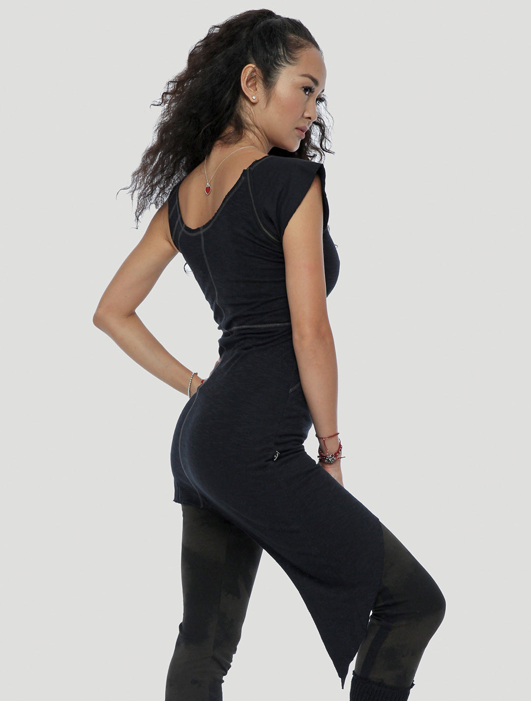 Eka Zip Asymmetrical Tunic - Psylo Fashion