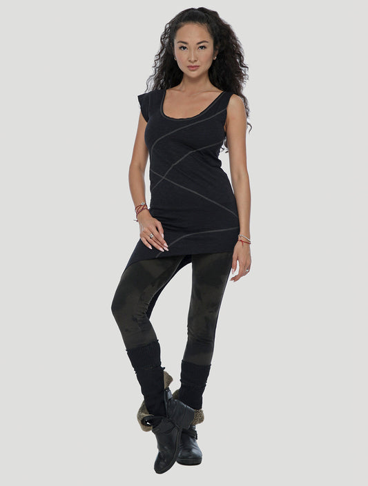 Eka Zip Asymmetrical Tunic - Psylo Fashion