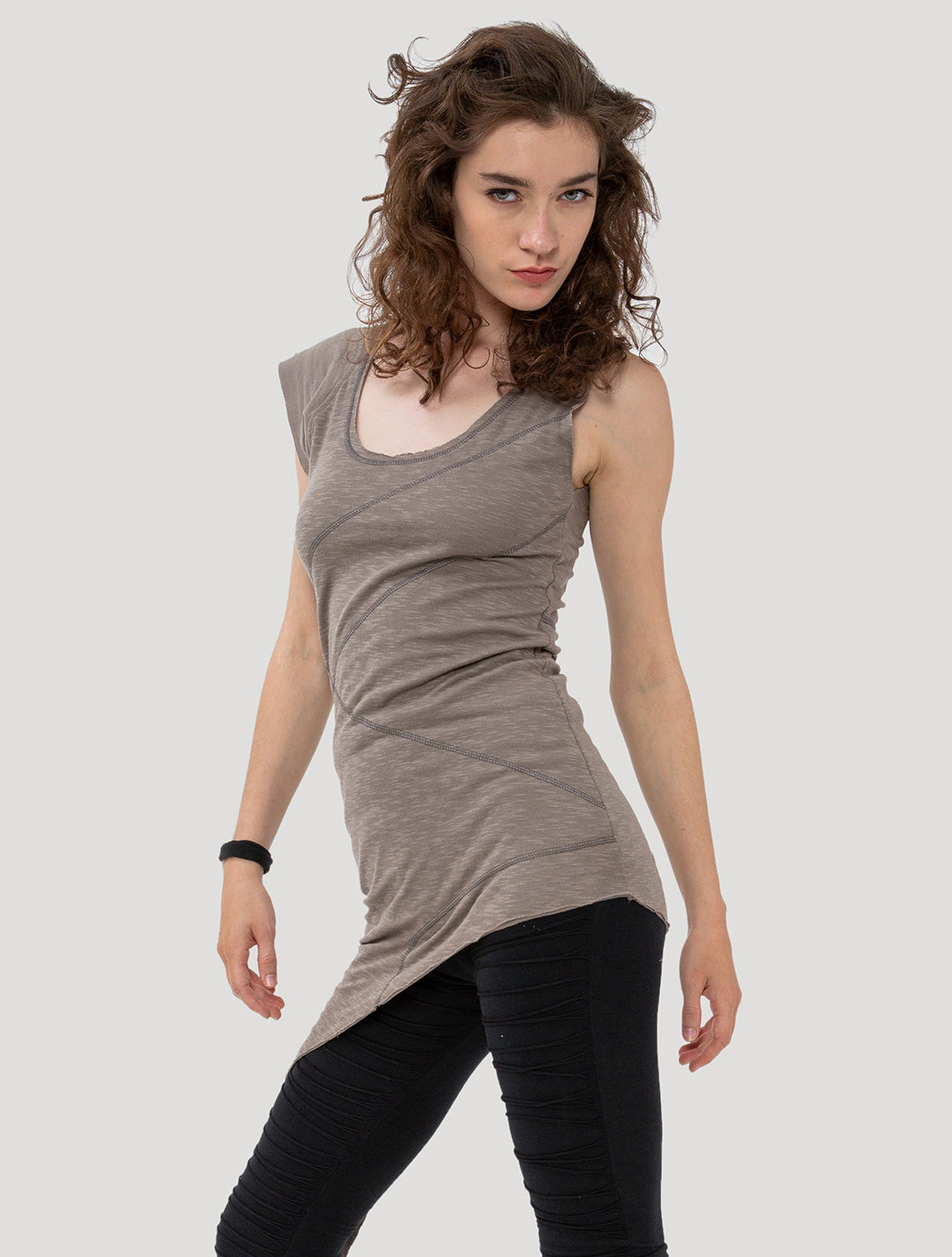 Eka Zip Asymmetrical Tunic - Psylo Fashion