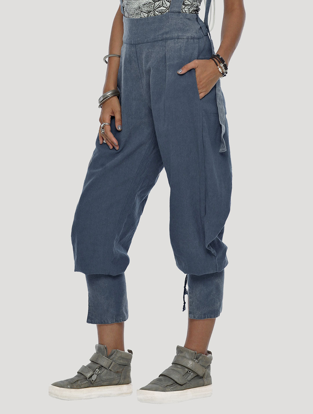 Freddy Pants high-waist romper trousers by Psylo Fshion
